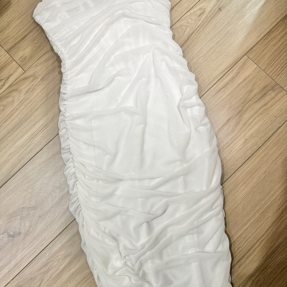 Rosedress White Corset Strapless Dress